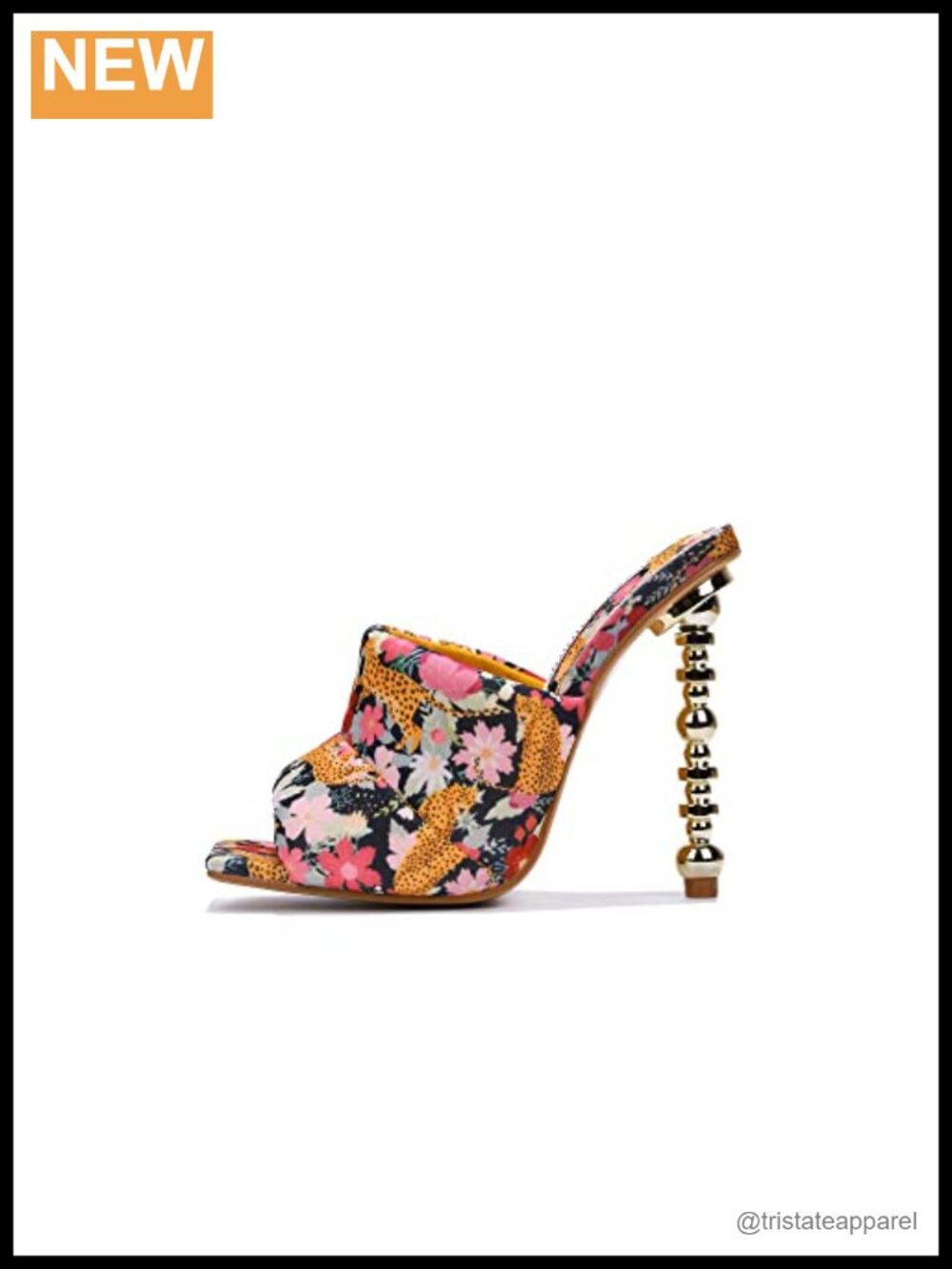 Cape Robbin Shangrila Square Toe Odd Shaped High Heels